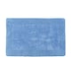 image 2 of Heavyweight Reversible Bath Mat Rug 53 x 85cm - Cornish Blue