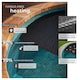 image 3 of Pool Solar Cover to Protect and Warm Round Swimming Pools | Black | black | 1