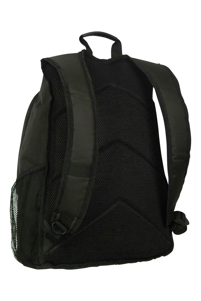 image 1 of Mountain Warehouse Fawkes Rucksack with Padded Back & Side Pockets Everyday Bag | Black