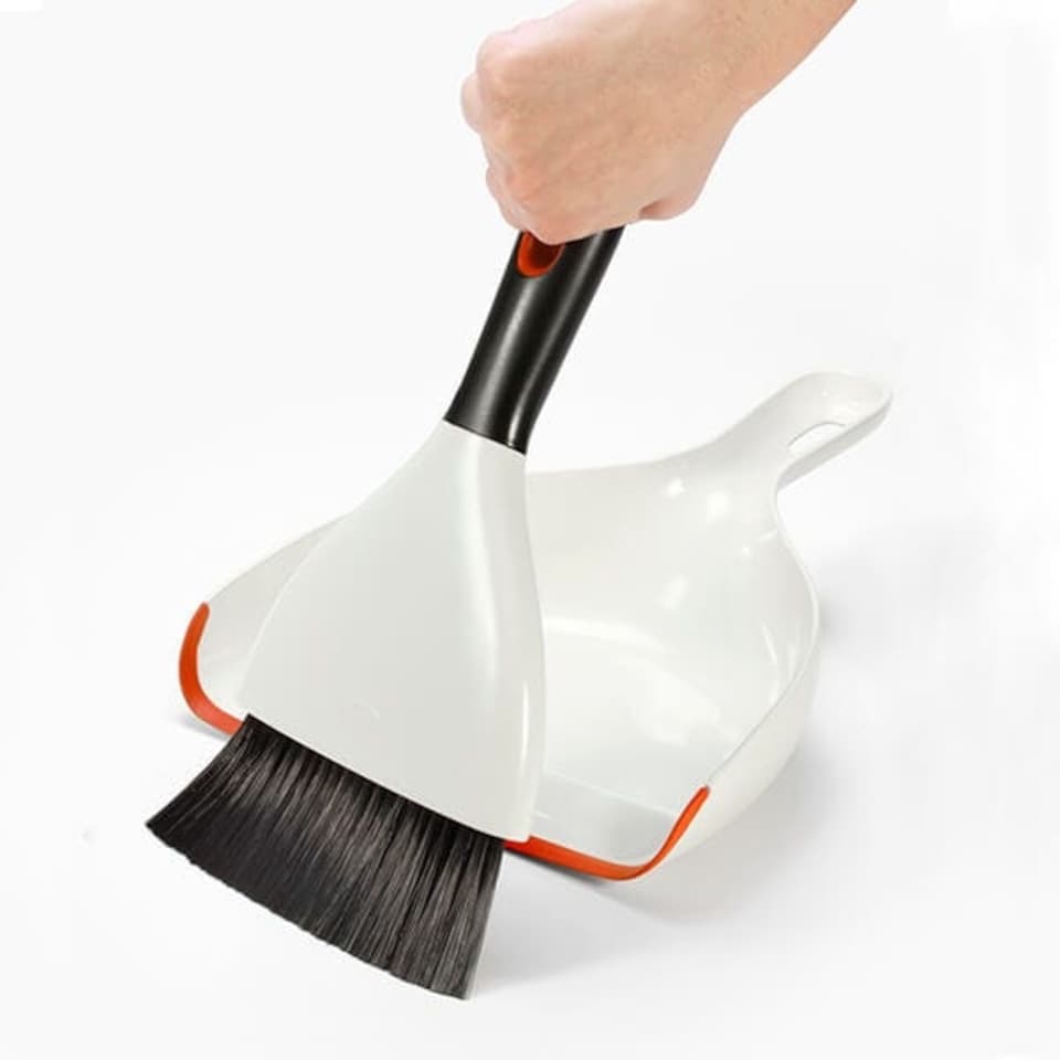 image 1 of OXO Good Grips Dustpan & Brush Set White