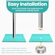 image 5 of 10mmx18mm Double Cap Rivets, Extra Long Metal Studs for DIY- 50pcs