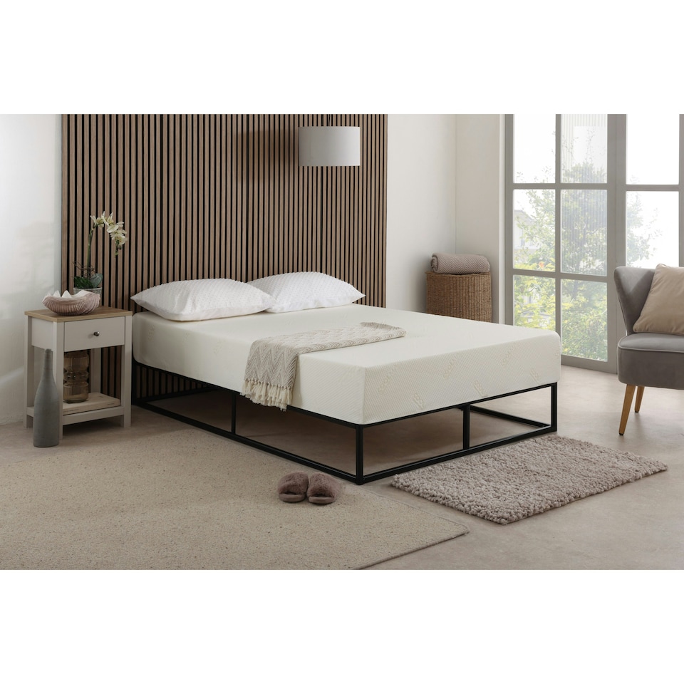 image 1 of CoolMax All Foam Memory Foam Mattress - 8" Deep, Temperature-Regulating Comfort White | Single