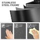 image 8 of HOMCOM 3 x 20L Triple Kitchen Bin Pedal Bin for Recycling and Waste, Black Black | 61.9L x 36.6W x 56.7H cm