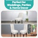 image 10 of Velvet Stretch Chair Covers, Spandex Dining Chair Slipcovers