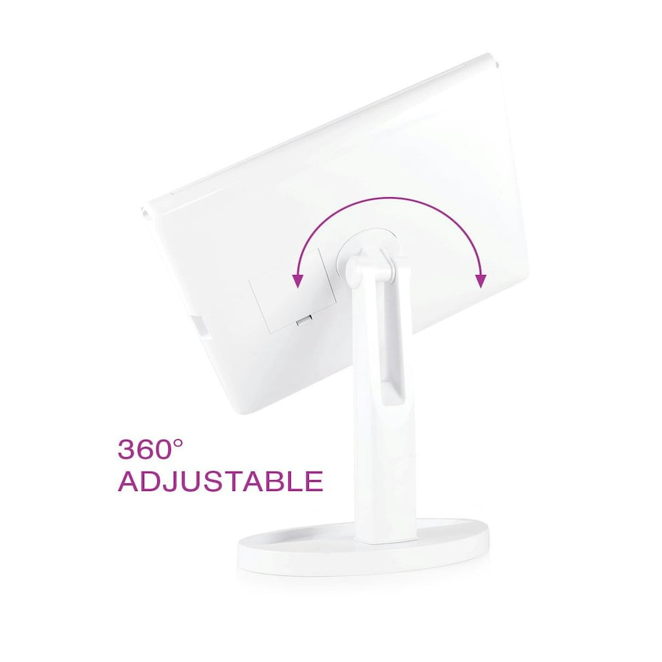 image 1 of Full Size LED Makeup Mirror 1x 3x 5x & 10x Magnification