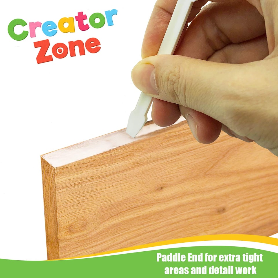 image 1 of 30pk Glue Spreader Set – Flexible Non-Stick Tips for Precise Application on Wood, Card & Felt, Ideal for Crafts & Art Projects