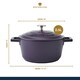 image 3 of MasterClass Cast Aluminium 2.5L Casserole Dish Purple