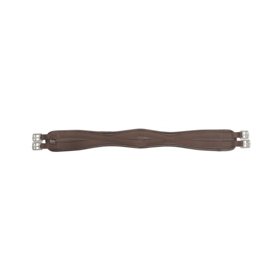 image 1 of Shires Anti-Chafe Elastic Horse Girth - Brown - 52in