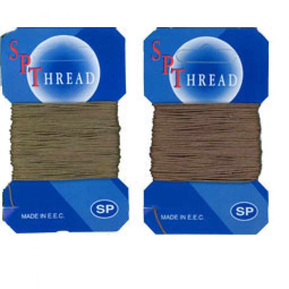 Minerva Khaki (Drab) Waxed Linen Thread For Dressmaking - each - Tesco ...