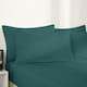 image 2 of OHS Plain Fitted Bed 25cm Deep Elasticated Sheet Green | Teal | King