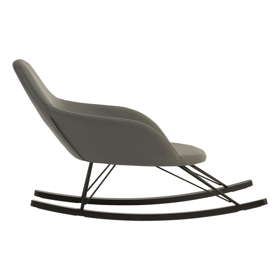 image 1 of Kolding Dark Grey Rocking Chair Grey
