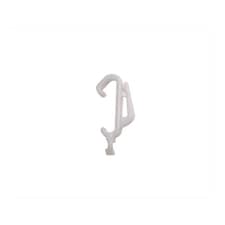 Curtain Track Gliders White | White