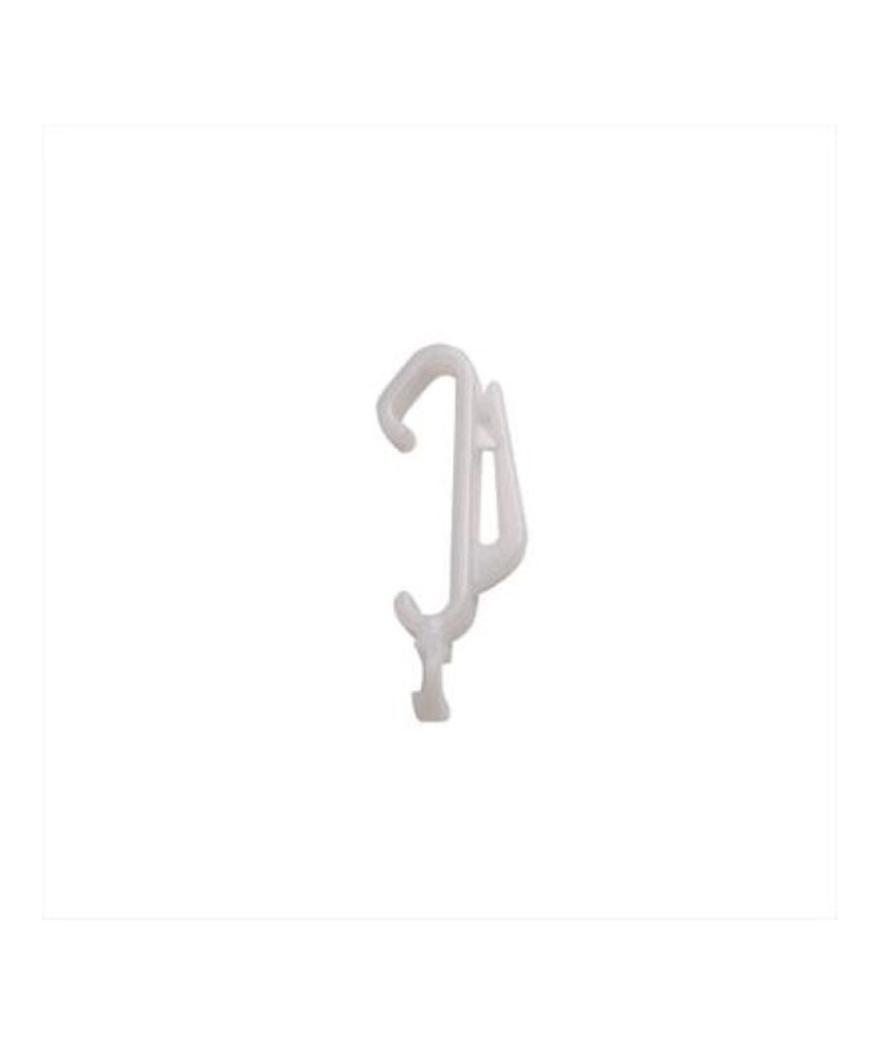 Curtain Track Gliders | White | White