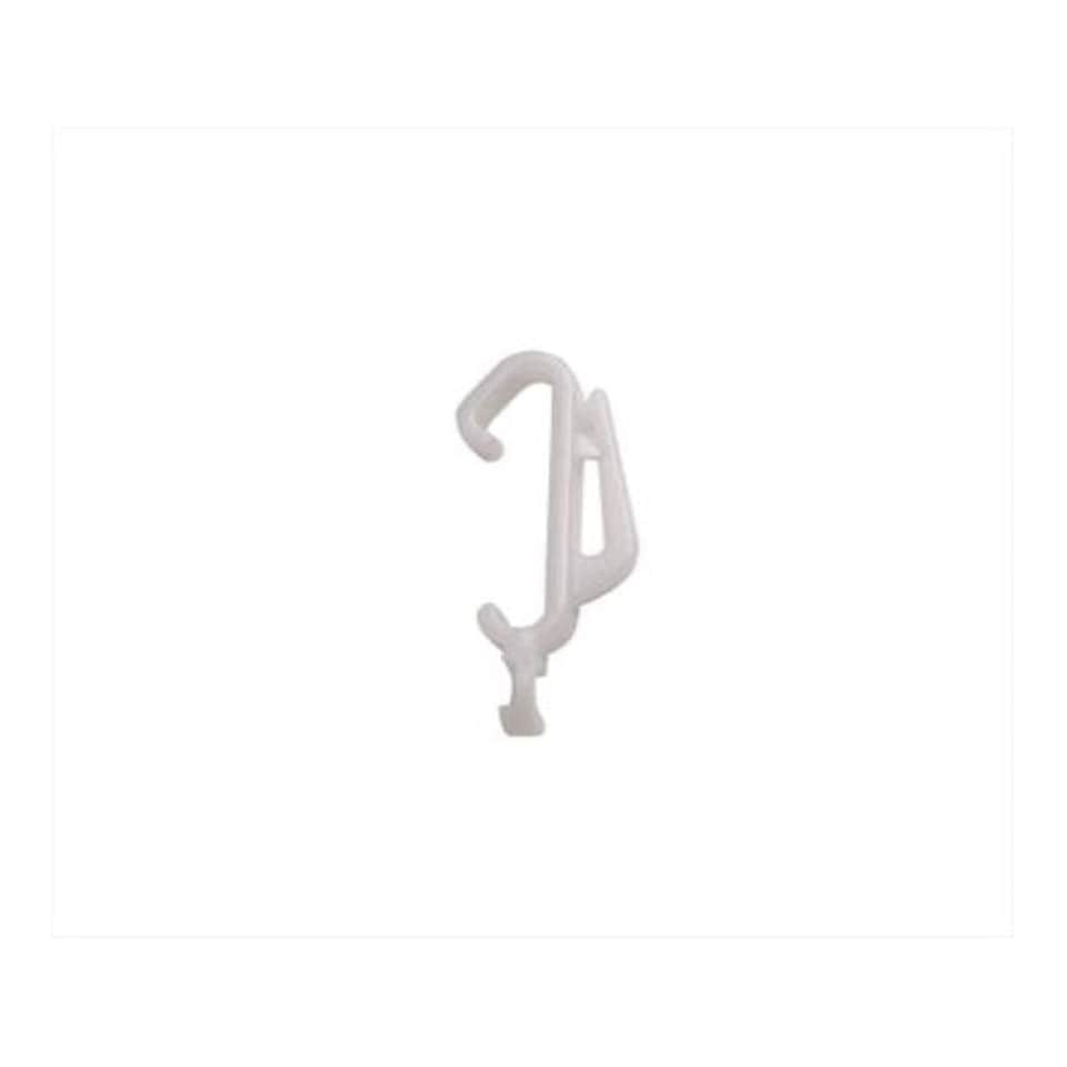 Curtain Track Gliders White | White