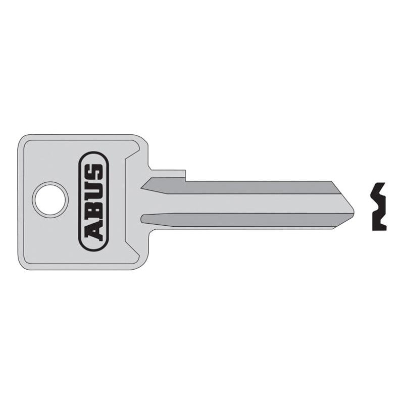 Abus Mechanical 85 Series Key Blanks - Multi Colour - 85/50 50mm +60 Right Hand Key Blank