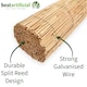image 4 of 4m x 1.8m Split Reed Fencing Screening Rolls for Garden Outdoor Privacy | Brown | Beige | 1