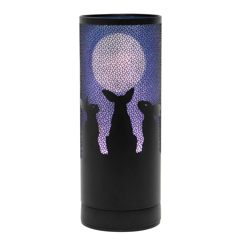 image 1 of Lisa Parker Moon Gazing Hares Aroma Lamp - Black/Purple - One Size