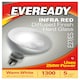 image 2 of Eveready Infra-Red Heater Lamp Bulb E27 1300lm 250W 2700K - Pack of 1