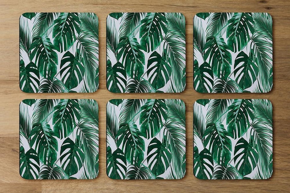 image 1 of Palm Leaves (Coaster)