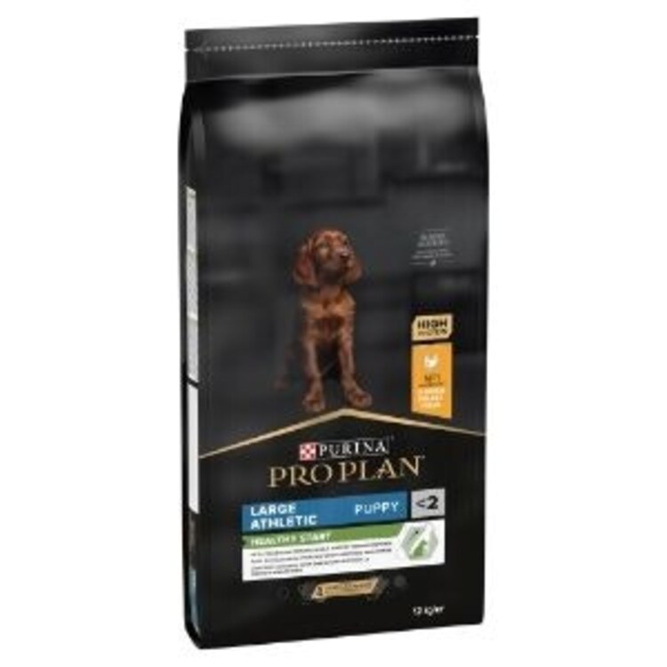 Purina Pro Plan Opti Start Large Athletic Puppy Dry Dog Food - Chicken 12Kg