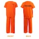 image 3 of Orange Prisoner Costume with Handcuffs | Orange | 2XL
