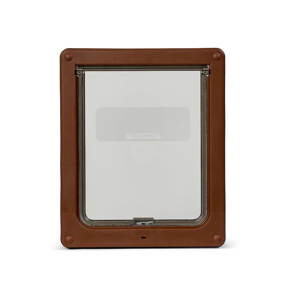 image 1 of Dog Mate Medium Dog Door – Brown (215B)