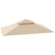 image 1 of Outsunny Grill Gazebo Cover Roof Replacement for 1.5 x 2.4m Frame, Beige