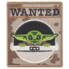 Star Wars: The Mandalorian The Child Iron On Patch - Brown/Green/White - One Size