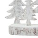 image 4 of Hill Interiors Three Snowy Pine Tree Sculpture - White - One Size
