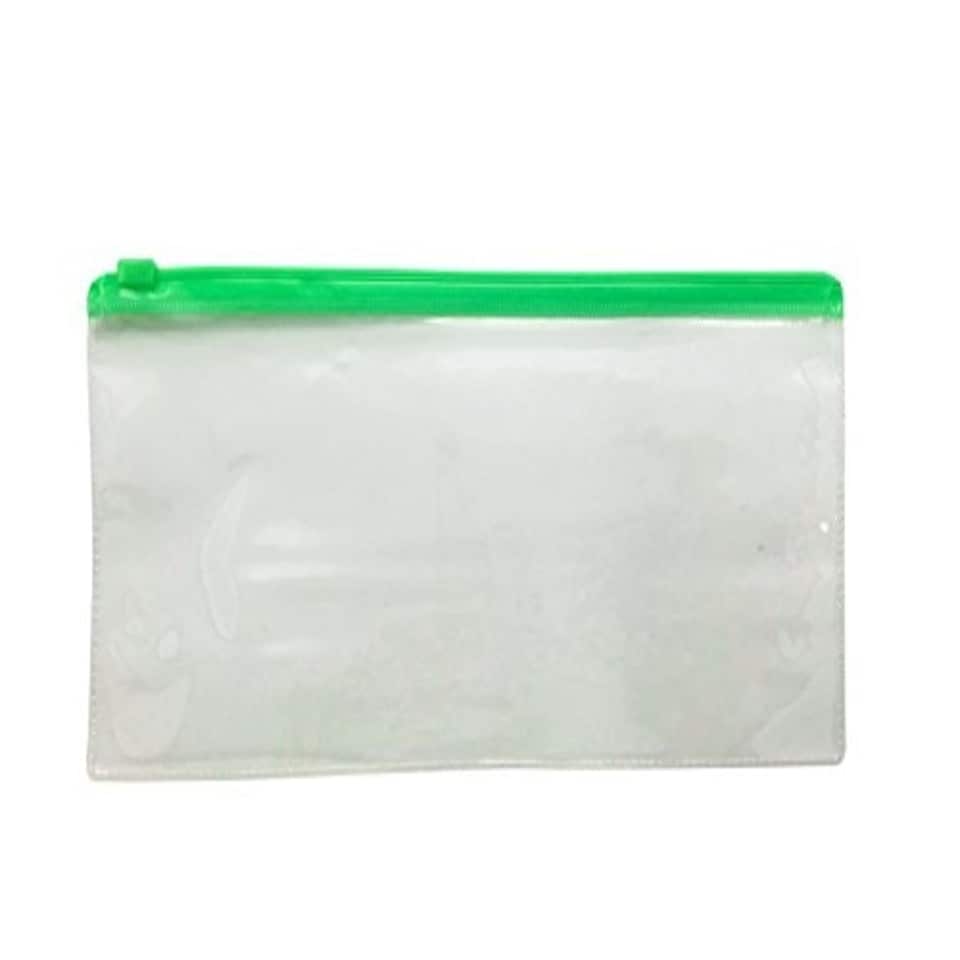 image 1 of Pack of 12 DL Green Zip Zippy Bags