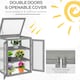 image 4 of Outsunny 3-tier Wood Greenhouse Plant Storage Shelf Garden Cold Frame