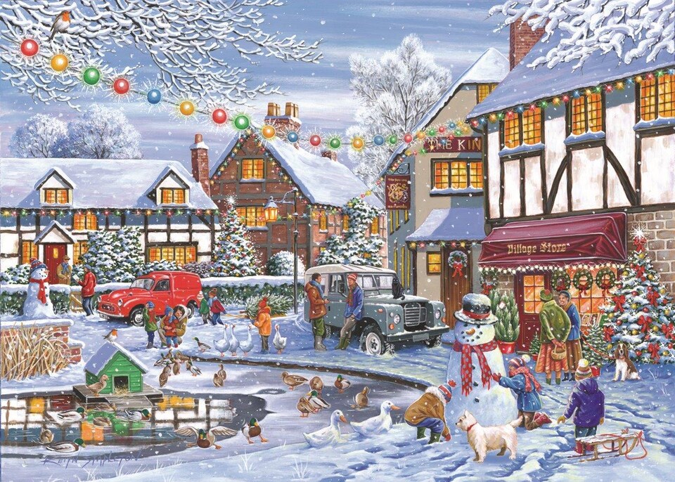 image 1 of The House of Puzzles, No.20 - On Thin Ice - 1000 Piece Jigsaw Puzzle
