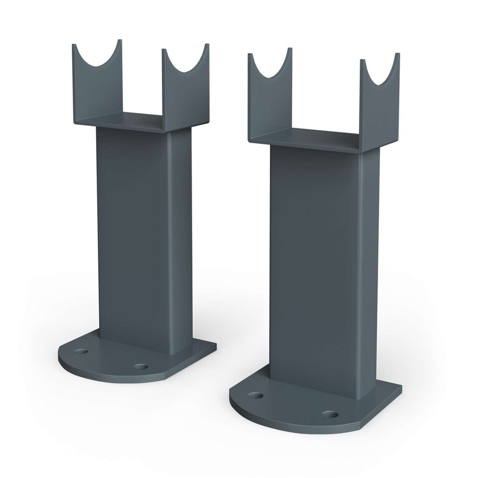 image 1 of Typhoon Designer Radiator Feet - Anthracite