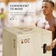 image 4 of HOMCOM 3-in-1 Wooden Plyo Box for Home Gym, Workout Training, Natural