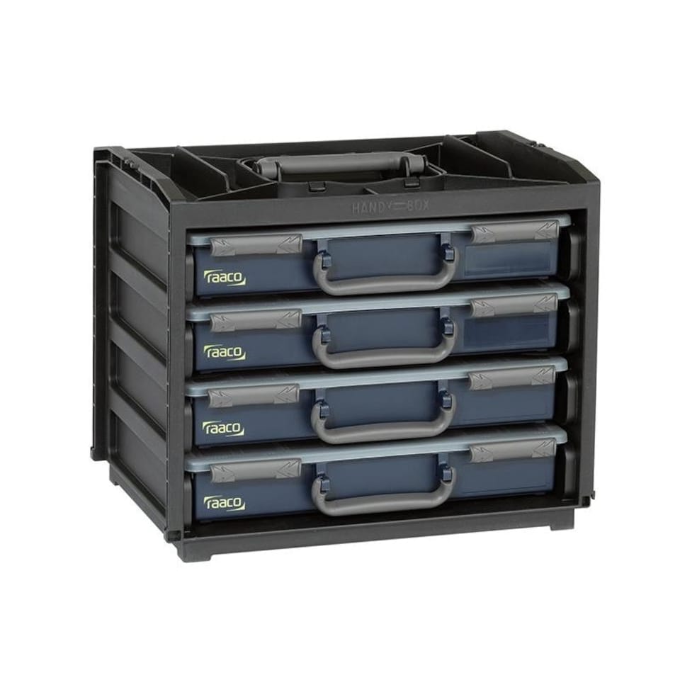 Raaco Portable Handybox 55 X 4 - Multi Colour - One Size Multi