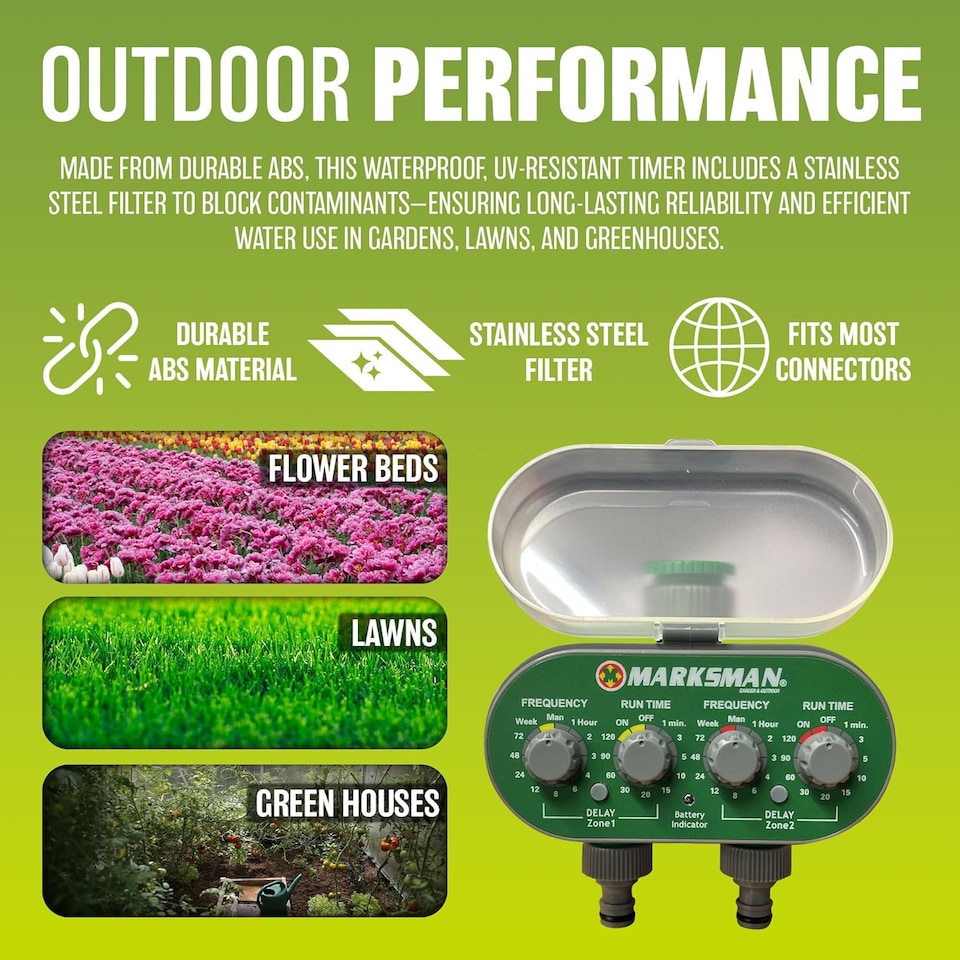 image 1 of Electronic Hose Water Timer Garden Plant Automatic Watering Irrigation