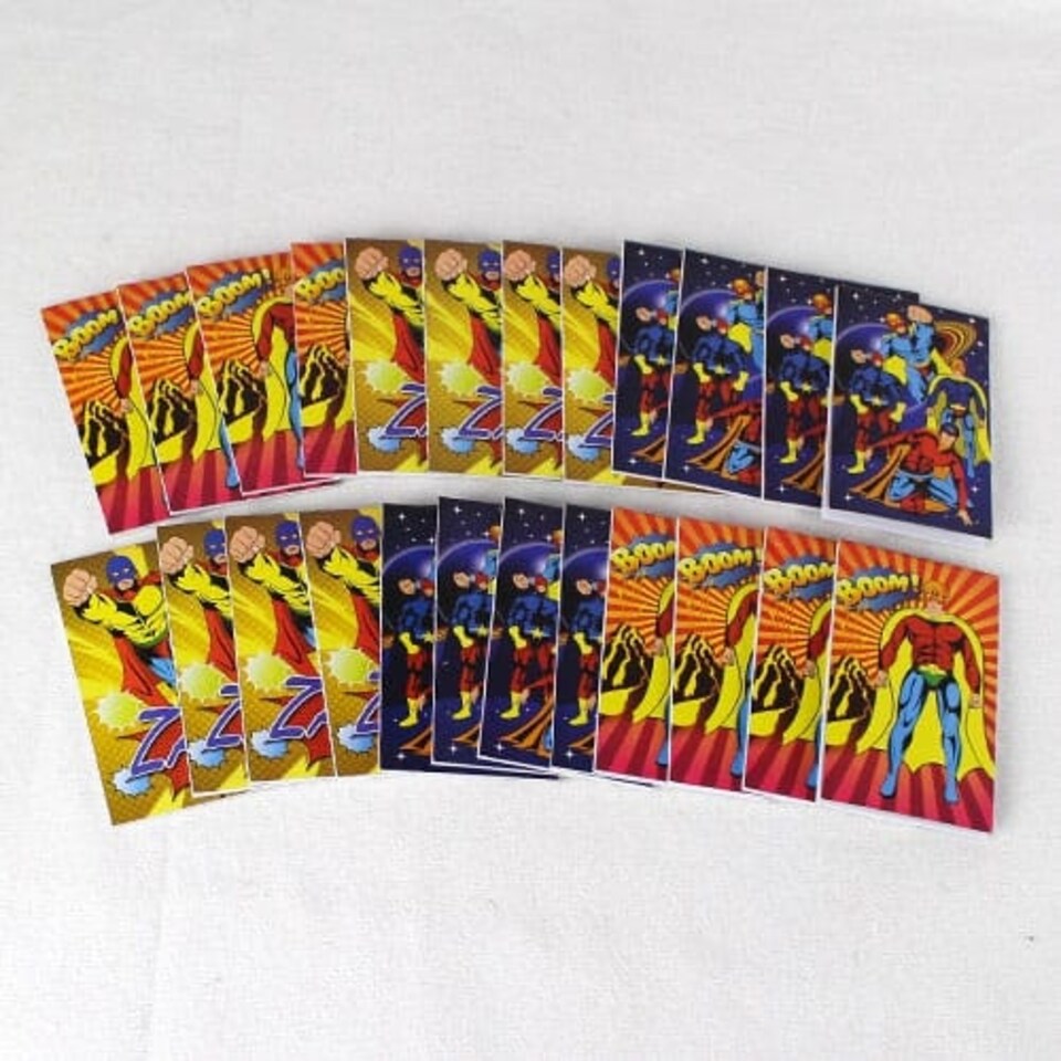 Assorted Super Hero Mini Notebooks - Pack of 24