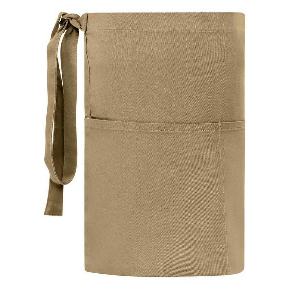 image 1 of Brand Lab Unisex Adult Short Apron - Khaki - One Size