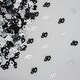 image 1 of 14g 80th Black Happy Birthday Confetti