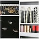 image 6 of HOMCOM Freestanding LED Mirrored Jewelry Cabinet Warm White