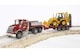 image 4 of Bruder MACK Granite Low loader truck with JCB 4CX Backhoe loader Backhoe Loader Model
