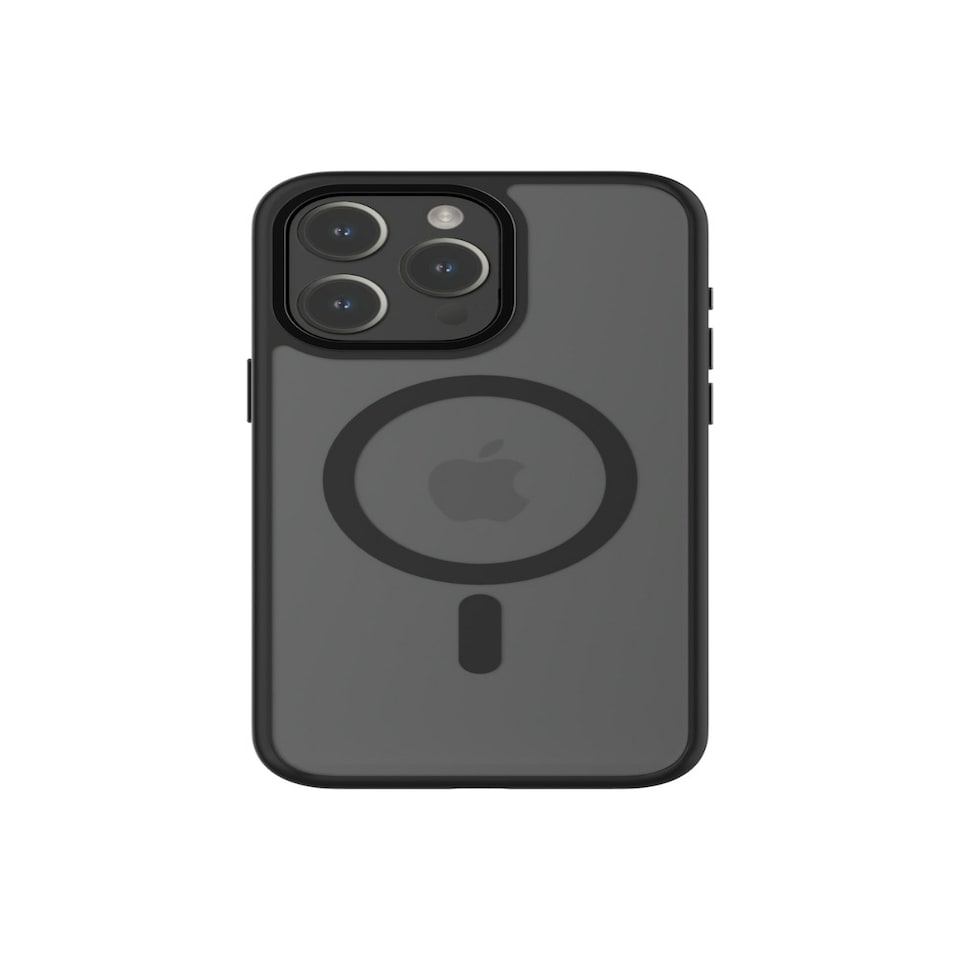 image 1 of QDOS Hybrid Soft + Snap (MagSafe) Case for iPhone 15 Pro Max – Midnight Black