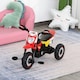 image 6 of HOMCOM Toddler Pedal Tricycle Ride-On Learning Music Lights 18-36 Months Red