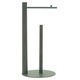 image 1 of Interiors by Premier  Grey Toilet Roll Holder, Minimalist Tissue Paper Stand, Freestanding Paper Holder, Chrome Toilet Roll Stand