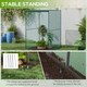 image 6 of Outsunny Fruit Cage, Plant Protection Tent, 1.2 x 1.2 x 1.8m, Dark Green