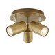 image 1 of ANTIQUE BRASS CYLINDER 3LT SPOTLIGHT