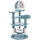 image 1 of Yaheetech 115 cm Ocean-themed Cat Tree Blue/White