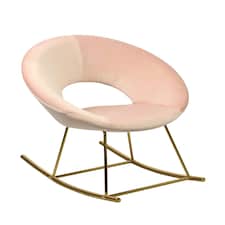 Suzie Rocking Chair Vintage Pink Pink