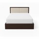 image 1 of Satin Stripe Soft Touch Fitted Sheet 40cm Extra Deep Skirt Bed Linen | White | Super King