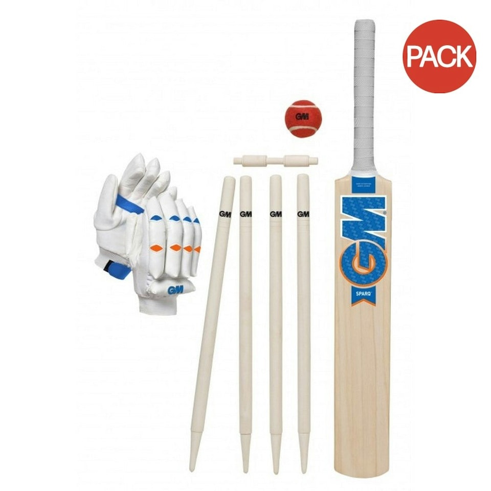 Gunn And Moore Eclipse 2022 Cricket Bat Set (Pack Of 10) - Brown/Blue/Orange - 6